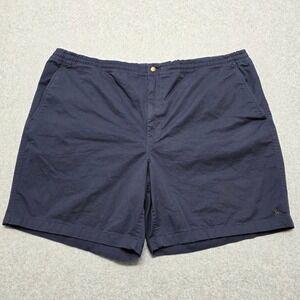 Polo Ralph Lauren Mens 3XB Navy Blue Stretch Classic Fit Elastic Waist Shorts